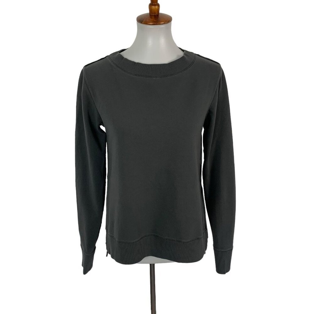 Nancy Rose Performance Womens Sweater 2‎ Gray Pullover Athleisure Gym Training
